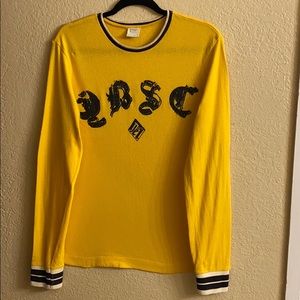 Diesel-Yellow Long Sleeves Shirt- Size L